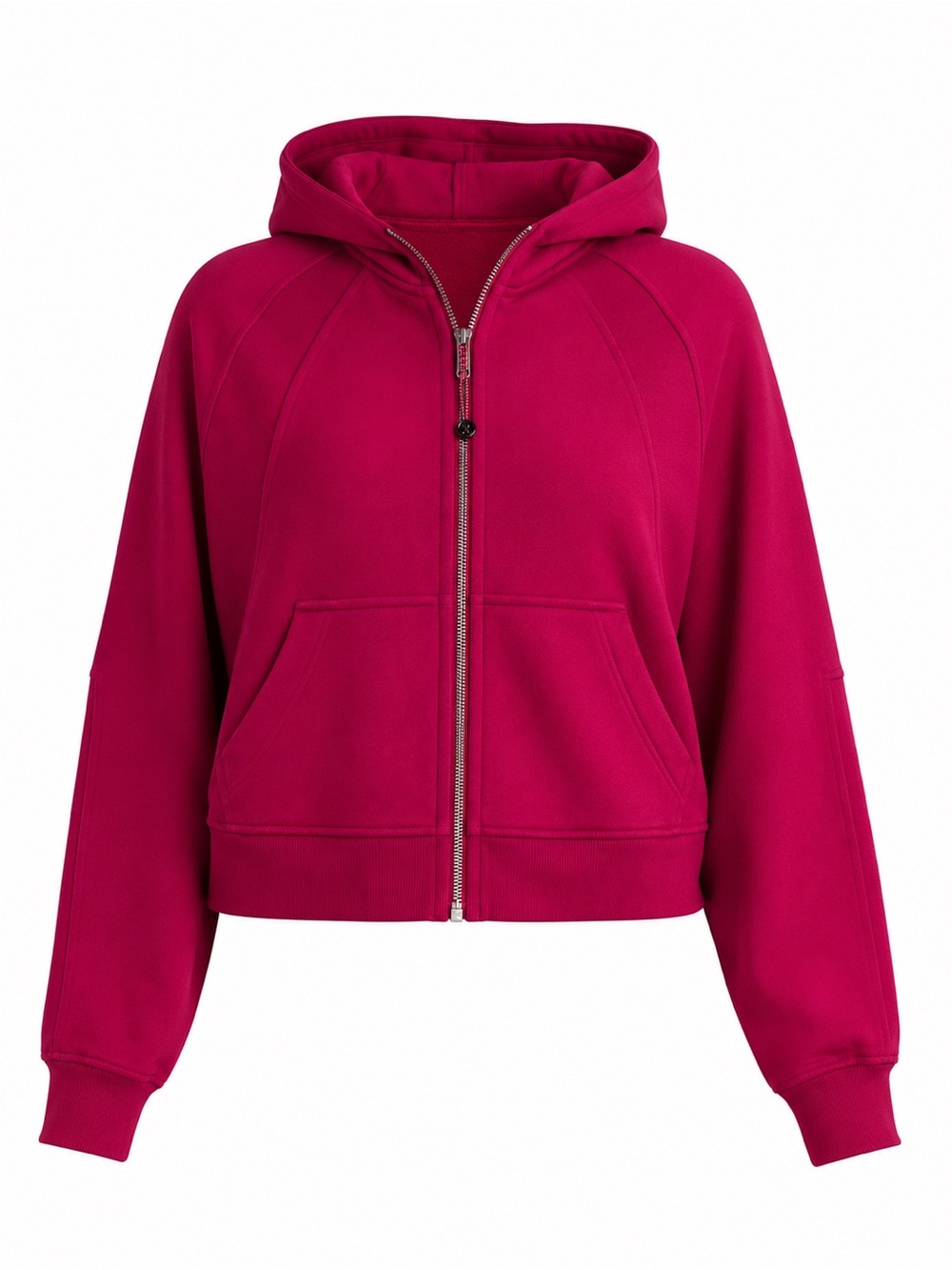Lululemon Scuba Oversized Full Zip Hoodie Pomegranate‎ XS S Funnel Neck